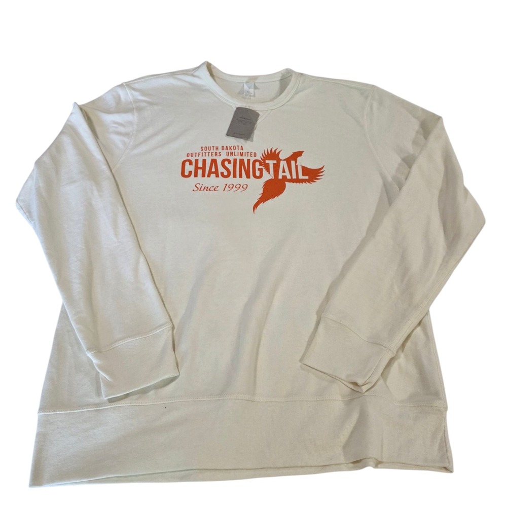 Alternative Mens‎ Pullover Shirt White XL Crew Neck Knitted South Dakota Graphic